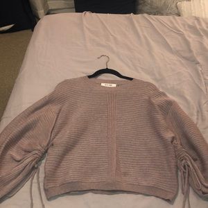 Purple belle sleeved sweater